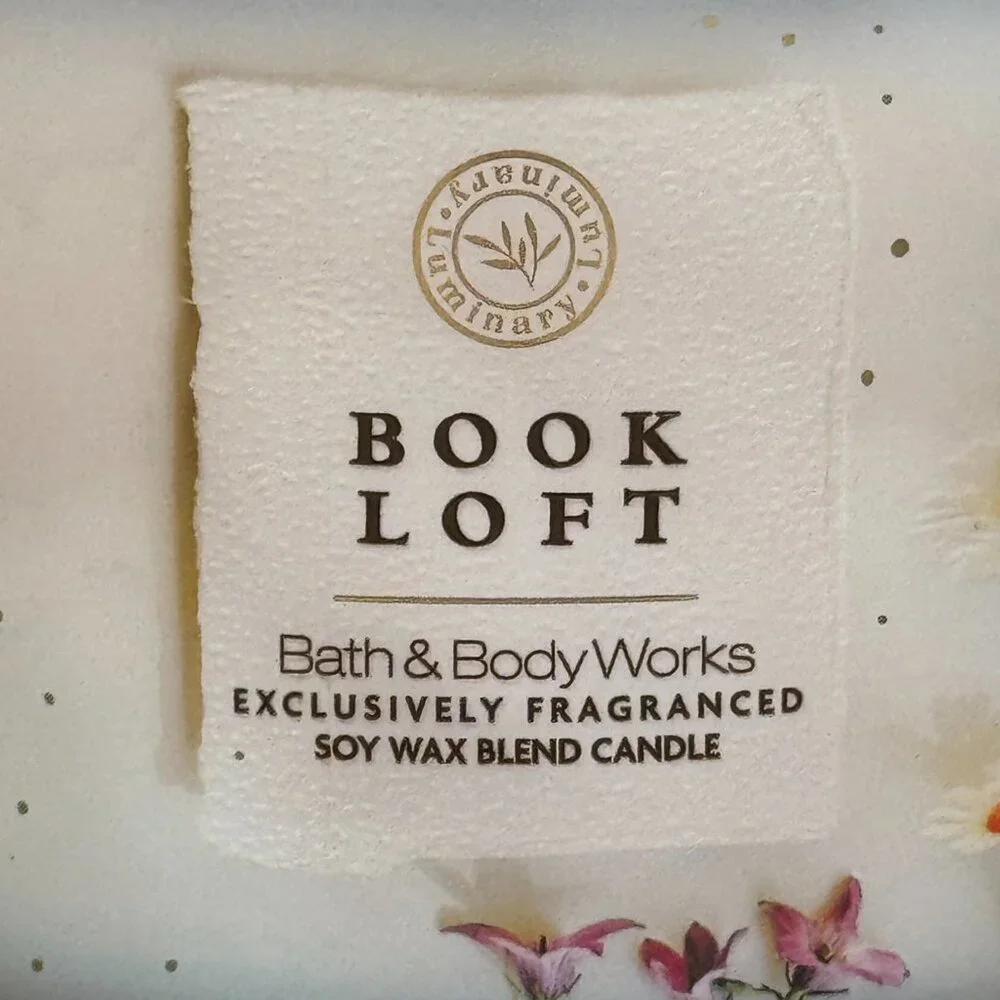 BBW Book Loft Bath & Body Works 3 Wick Candle